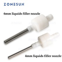 식품교반충진기 ZONESUN GFK-160 디지털 충전기 용 소형 노즐, 02 4mm 1pc, 02 4mm 1pc