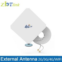 하이 게인 3G 4G LTE 야외 35dBi 지향성 와이드 밴드 미모 와이파이 안테나 SMA TS9 CRC9 3 미터 RG174 라우터 용 케이블, 03 SMA