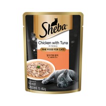 쉬바 파우치 닭고기와참치 70g