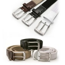 유럽골프박람회 호평 길이조절형 남여 스판 벨트 남성용 웨어 혁대 허리, 30인치, 화이트