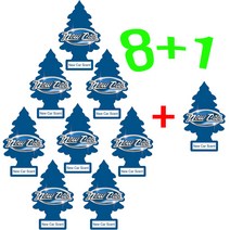 리틀트리 방향제 8+1 차량용 방향제 총 (9개) 종이방향제 디퓨져 미국산 옷장 화장실 방향제, 뉴카센트(9개)