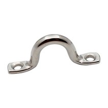 금속 패드 타이 다운 스트랩 앵커 포인트 복장 핸들 피팅 코드 카약 보트 타기 래프팅 카누용 아일렛 풀, 스테인레스 스틸, 은빛