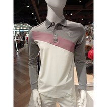 루이까스텔@@심플한 배색 절개 가을티셔츠@@