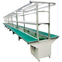 컨베이어벨트 대화콘베어 상업용 컨베이어 작업대 롤러컨베이어 컨베어, 1개, 알루미늄 프로파일 조립 라인 1미터