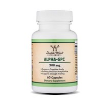 더블우드 알파GPC alpha-gpc 알피지피씨 300mg 60캡슐, 60 캡슐