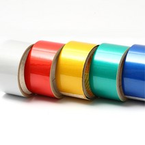 주차장 안전 주차라인 빛반사 형광 테이프 탑차 도로명판 작업장 트럭 테잎, 흰색