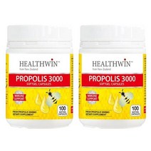 Healthwin 헬스윈 뉴질랜드 프로폴리스 3 000mg 100소프트젤 2팩