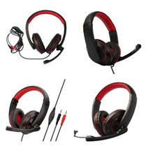 마트498 심플 게이밍헤드셋 (블랙) 게이밍이어폰 고급헤드폰 피시방창업 노트북헤드셋 피시방용품 인강용헤드셋