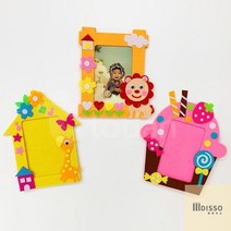 유아 펠트 부직포 액자 만들기 미술 DIY 키트 재료