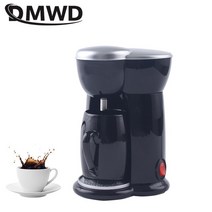 DMWD-140ML 미니 미국 커피 머신 자동 드립 메이커 단일 컵 가정 및 사무실 용 110/220V, 110V, 02 110V
