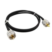 RF RG58 UHF 남성에 PL-259 디지털 동축 점퍼 케이블 햄 & CB 라디오 안테나 분석기 더미로드 SWR 미터 1/3/6/9M, 1M