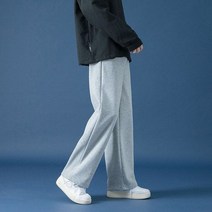 바지 남성 봄 가을 캐주얼 스포츠 여름 느슨한 스웨트 팬츠 스트레이트 작업 100kg