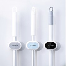 청소 홀더 용품 정리 걸이 밀대 대걸레, 모던블랙