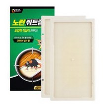 노런쥐트랩 2트랩4갑(총8매) 쥐트랩인체무해초강력쥐퇴치쥐끈끈이플라스틱점착판