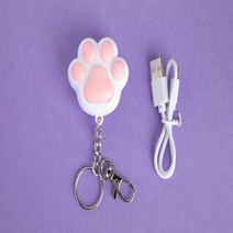 와이어 낚시대 1.8m 매우 긴 깃털 고양이 장난감 애완 동물 용품, 발 지문 레이저 포인터 (흰색)