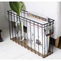 실용적 디자인 잡지책 다용도 수납함 리플렛꽂이