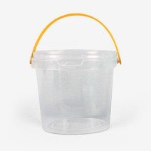 더팩 PP투명 원형 손잡이잠금용기 내열손잡이용기 3098(800ml) 10개 / 100개, 1세트, 10개 (반투명뚜껑)