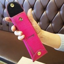 로스킨 필통파우치반제품 DIY 수업용키트(소가죽) 가죽공예 DIY 패키지, 악어 핑크, 1개