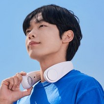 오아 넥쿨러 프로 휴대용 넥밴드 목 목걸이 미니 선풍기넥쿨러 선풍기, 화이트 F0201