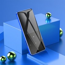 무손실 음원 하이파이 플레이어 iqq x23 터치 스크린 16gb mp3 지원 블루투스 및 스피커 휴대용 워크맨 fm라디오 메탈 바디 음악, 씨엔, 64GB, x2블루