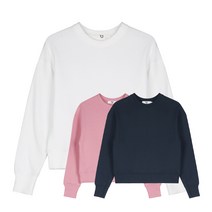 럭스골프 여성 라운드넥 스웨트 셔츠 MDG3S607