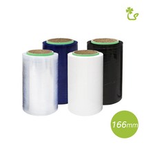 (미니 핸드랩전선랩 166mm) 잘풀리는 공업용랩 스트레치필름, 슬리터 투명 23T-230M, 166mm - 1개