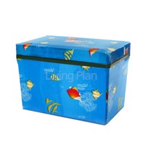 리빙플랜 스티로폼 아이스박스3호 아이스박스 특대형 90L 업소용, 물고기, 3호특대형90리터