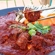 일품정한우 대구 동인동 찜갈비 소 매운 갈비찜 밀키트 600g, 한우 동인동 찜갈비(600g)