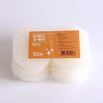 브레드 수세미 10매 물빠짐 좋은 폴리우레탄 100%, 1개