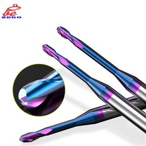 목공기계 공구 재단기 밀링 머신 HRC65 엑스트라 롱 볼 노즈 엔드 밀 1 개 2 플루트 목공 도구 CNC 마무리, 01 HRC65_06 R0.25x2x4x50mm