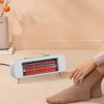 전기히터 사무실 난방기 난로 전기 탁상용 가정용 소형 열풍 온열기 캠핑 미니히터, 주황색550W이중튜브는강력합니다.