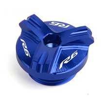 바이크 오토바이 CNC 엔진 오일 필러 캡 플매트 카펫 러그 커버 야마하 YZF R1 R3 R6 1998-2020 -2021 200, 14 R6 Blue