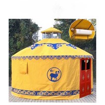 게르하우스 차박텐트 몽골 숙소 글램핑장 초원 막사, 직경 3m 방풍 방우 보온(6명 수용)