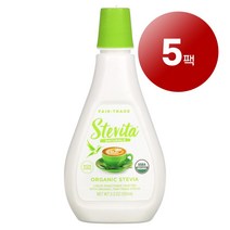 리암마켓 Stevita 스테비타 오가닉 스테비아 액상 감미료 100ml 1팩, 5팩