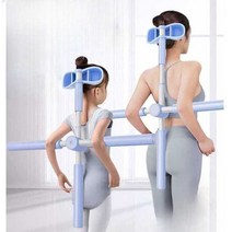 바디 스틱 크로스 트레이닝 스트레칭 자세 교정, (목보호용 머리받침대 -그린) 바디스틱, 1개