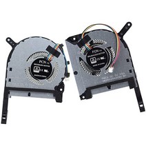 Deal4GO CPU 쿨링 팬 DFS5K12304363H FMLB GPU 포함 DFS5K12114262H FMC9 ASUS TUF 게이밍 노트북 FA506 FX506 FX506LU, CPU + GPU Cooling Fan set
