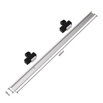 알루미늄 프로파일 펜스 먼지 수집 가능 T자형 트랙 슬라이딩 브래킷 마이터 목공 도구 커넥터 DIY 700mm, [01] c