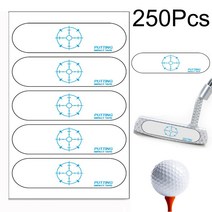 골프 클럽 테이프 스티커 아이언 우드 드라이버 타점 훈련 스윙연습, 18 2Pack Blue Putter