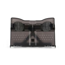 책상책꽂이 북카트 원목책꽂이 이동식책꽂이 각도 조절 스탠드 홀더 다기능 음악 읽기 문서 도서 받침대 사무실 Y3NC높이 조정 가능, 01 Black