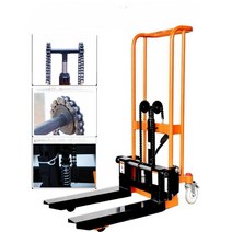 수동 지게차 소형 산업용 유압 물류 리프트 핸드카 창고 대형마트 공장, 01 유압 200kg 0.9m 직선형 휠 포크