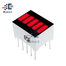 LED 광고판 전광판 차량 휴대용 미니 간판 5 세그먼트 레드 컬러 1 자리 바 디스플레이 전자 PCB 보드 2 개/묶음arduino용 267EA, 단일옵션