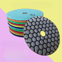 다이아몬드 건조 연삭 디스크 대리석 폴리싱 연마 매트, 직경100mm/No.3