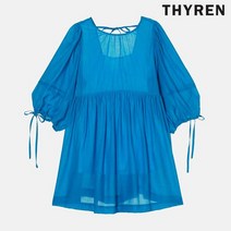 티렌 백 리본 포인트 블라우스 L212PWB405