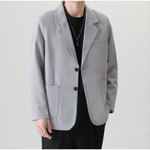 정장 장례식 남자더블수트 남자셋업수트 가을 정장 남성 캐주얼 슬림 핏 포멀 싱글 탑 코트