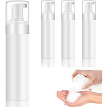 폼 펌프 병 200ml/6.8oz 빈 플라스틱 폼 디스펜서 병 여행용 대형 리필용 BPA 프리 폼 병 핸드 비누 포밍, 1