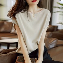 무드무드 / 소다 캡소매 썸머 니트