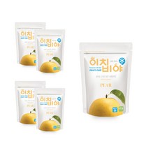이치비야 동결건조 과일칩 배(20g) 5개입, 1세트, 동결건조 과일칩 배 4+1