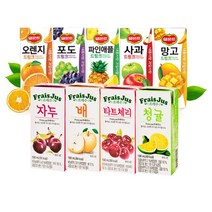 프레주 청귤 190ml x 24팩 델몬트 드링크 미닛메이드 조이 사과 오렌지 포도 오렌지, 일화-프레주타트체리190㎖(24팩)