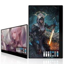 15.6인치 4K 자동회전 터치 휴대용 모니터
