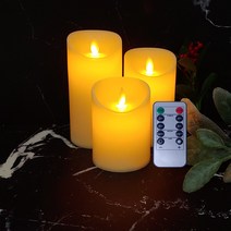 LED초 3P+리모컨 LED양초, LED초3P+리모컨